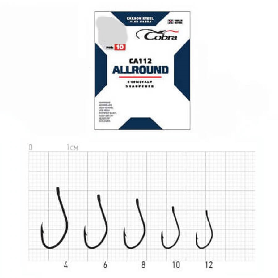 купить Крючок одинарный COBRA CA112 #6-0