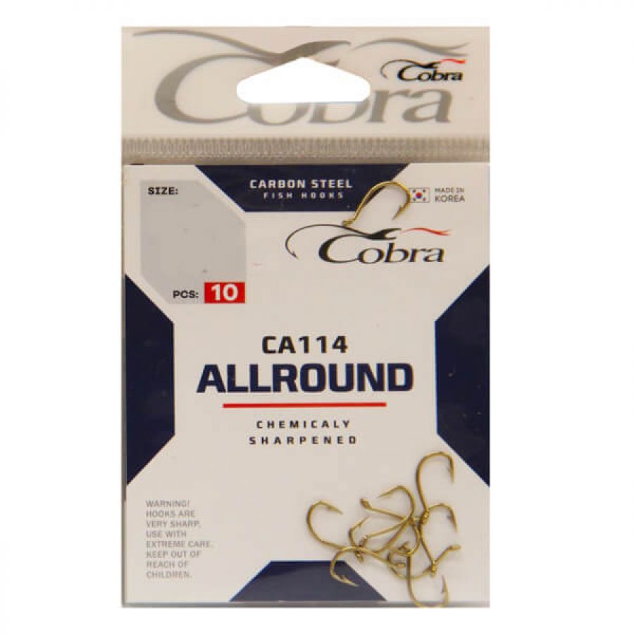 купить Крючок одинарный Cobra CA114 #4-0