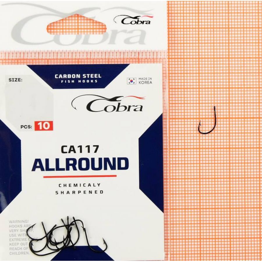 купить Крючок одинарный Cobra CA117 #10-0
