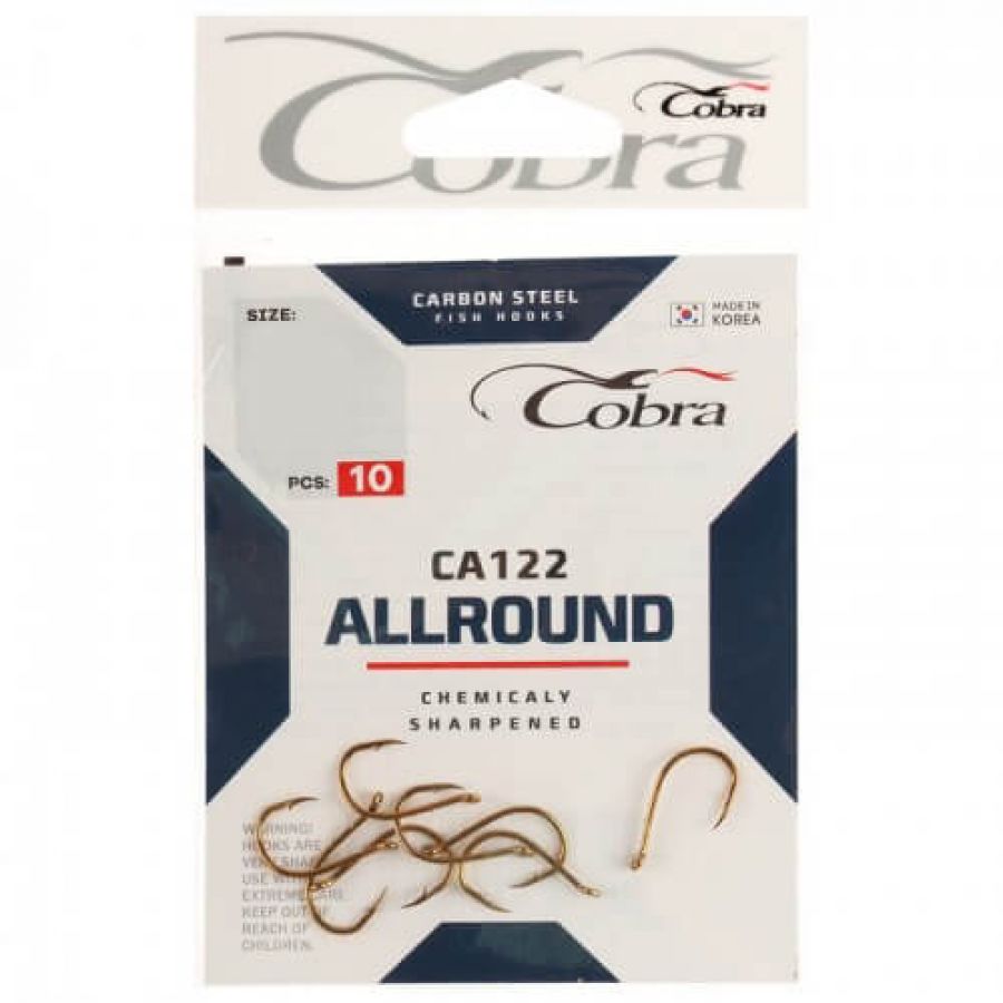 купить Крючок одинарный COBRA CA122 #4-0