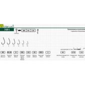 Крючок одинарный Maruto Osaka 7091 №6