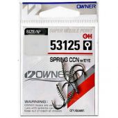 Крючок одинарный Owner 53125 Spring CCN with Eye 6