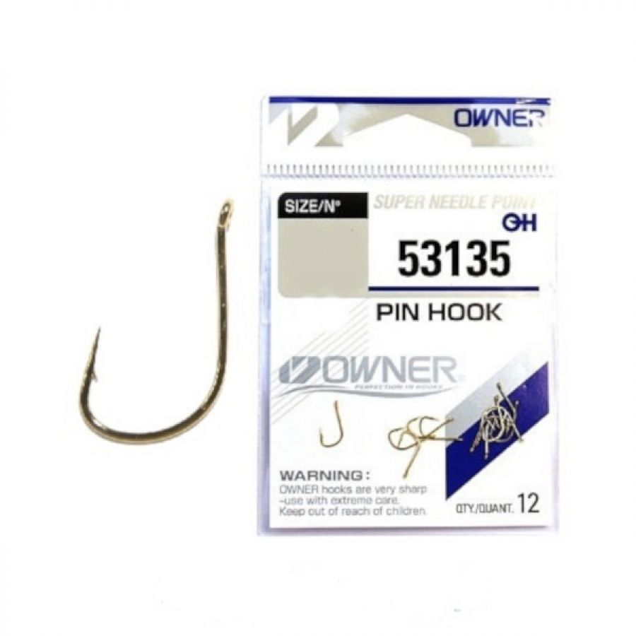 купить Крючок одинарный Owner 53135 PIN HOOK #10-0