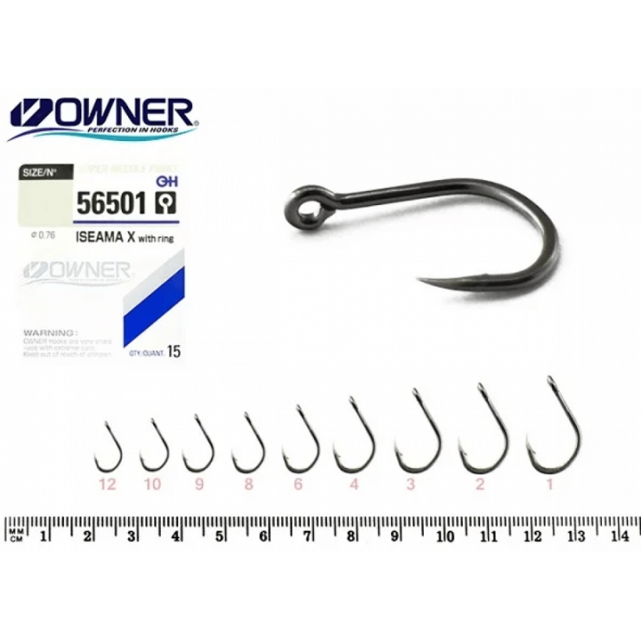 купить Крючок одинарный Owner 56501 ISEAMA #6-0