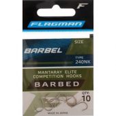 Крючок одинарный Flagman Barbel 240NK #10