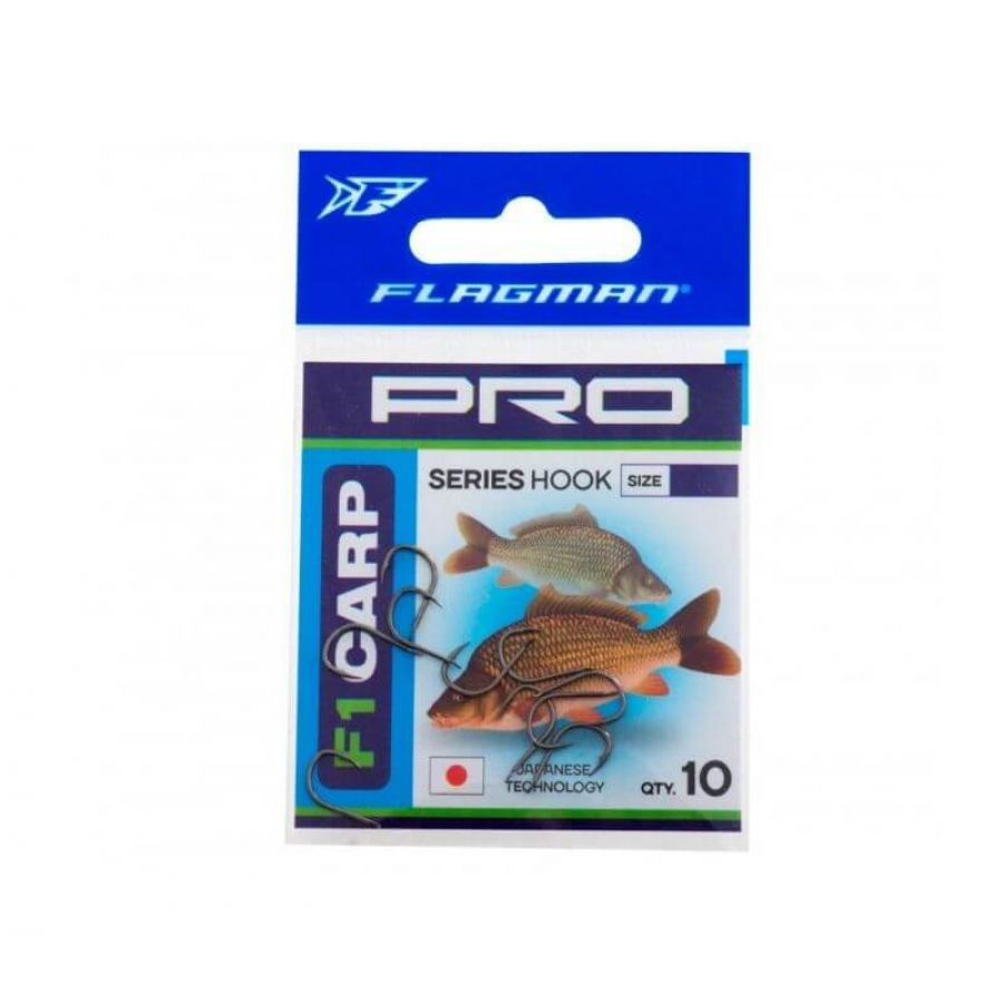 купить Крючок одинарный Flagman F1 Pro Carp #12BN-0