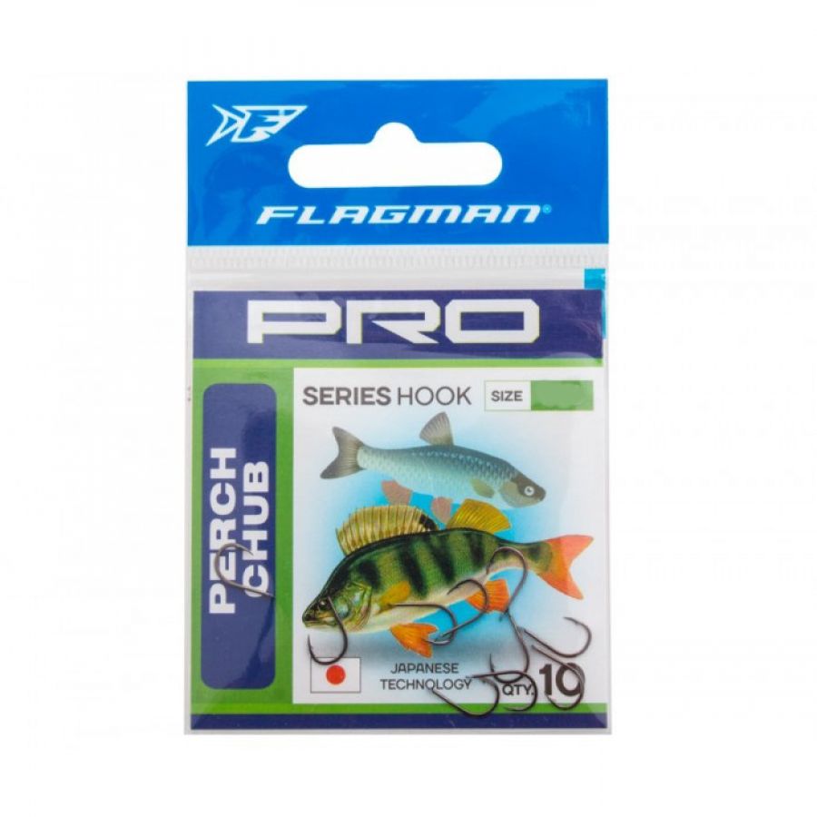 Крючок одинарный Flagman Pro Perch Chub PRPC #12BN-0