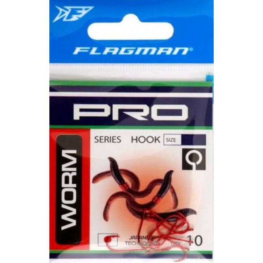 купить Крючок одинарный Flagman Pro WORM #12R-0