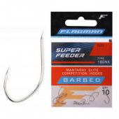 Крючок одинарный Flagman Super Feeder 180NK #16