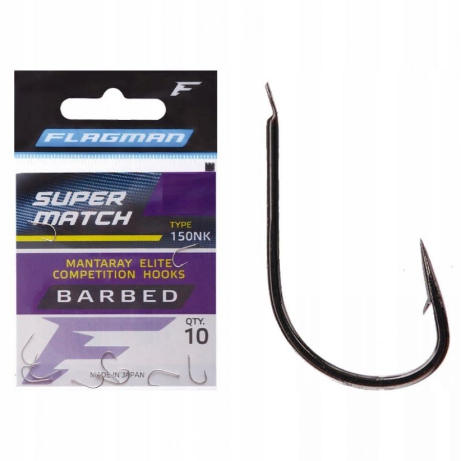 купить Крючок одинарный Flagman Super Match 150NK #14-0