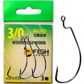 Крючок офсетный Fish Season WIDE RANGE WORM-3315 #5/0