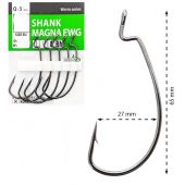 Крючок офсетный Gurza (K-1315-500) Shank Magna EWG #5/0 BN