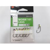 Крючок офсетный Gurza (KE-3215-002) WORM 101 LEHS #2 BN