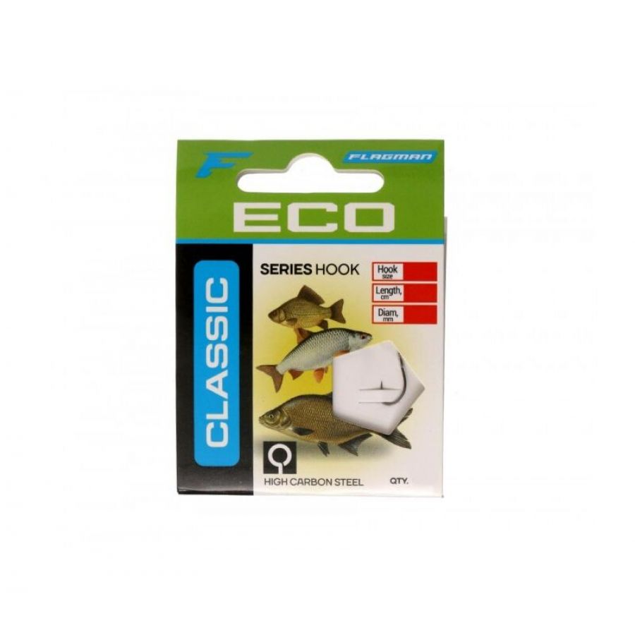купить Крючок с поводком Flagman ECO Classik 16-50-0.12 CLHN3_16B-0