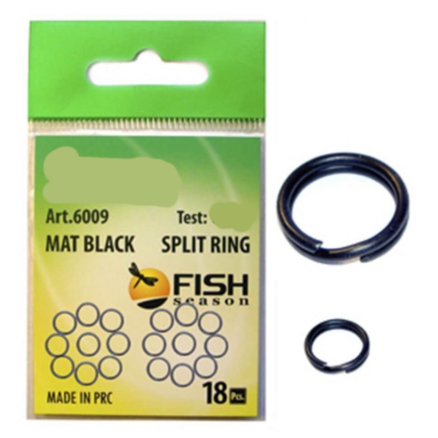 купить Кольцо заводное Fish Season тёмное матовое 6009 5 мм-0