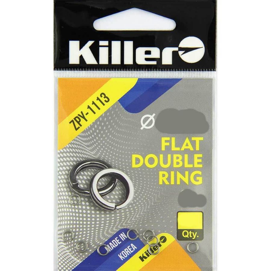 купить Кольцо заводное Killer Flat Double Ring 7,6*0,8 мм-0