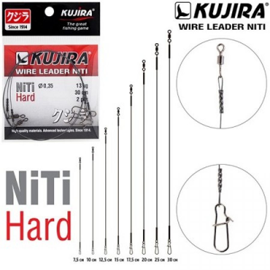 купить Поводок KUJIRA Niti Hard 0.2mm 17,5см-0