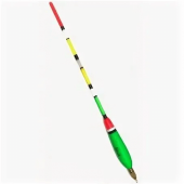 Поплавок Stream 2гр (зеленый с черным с салатовым,розовым колпачком)