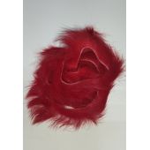 Мех SUPERFLY полоски Кролика Red №RZD-04