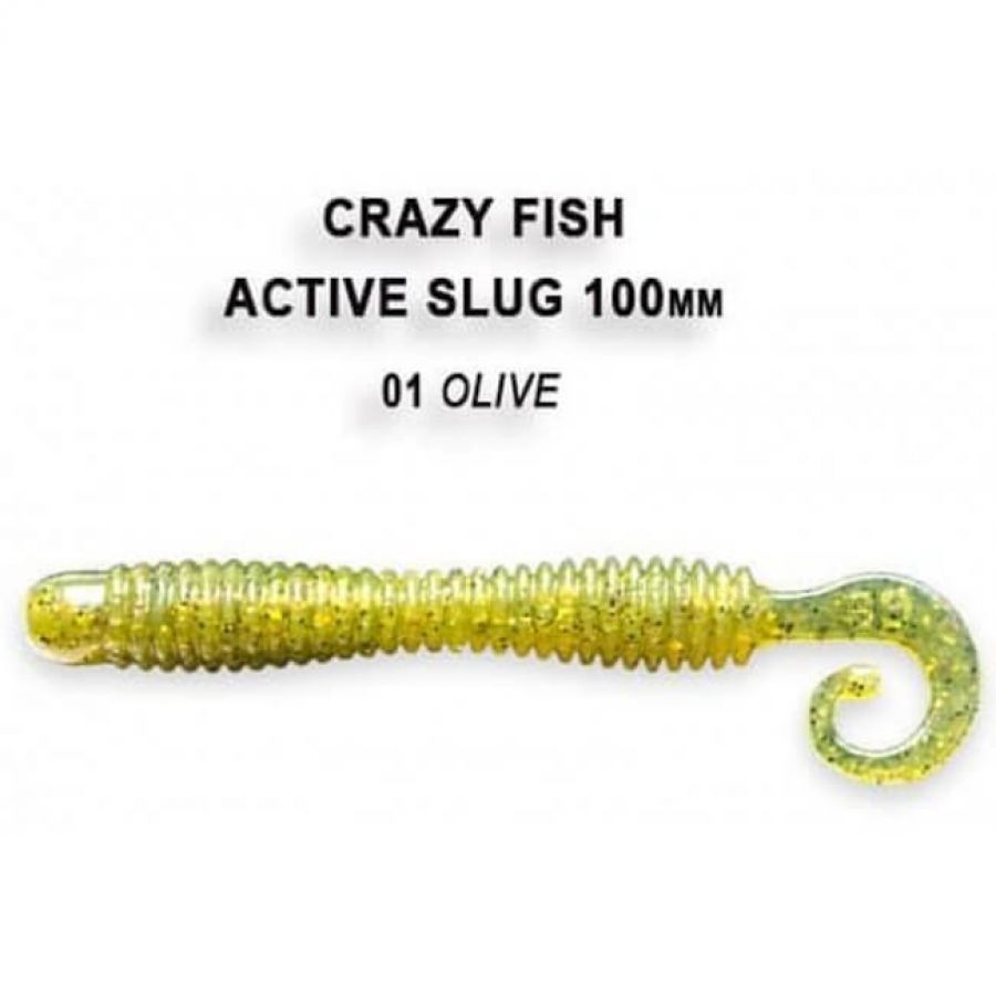 купить Силиконовая приманка Crazy Fish Active slug 4-5