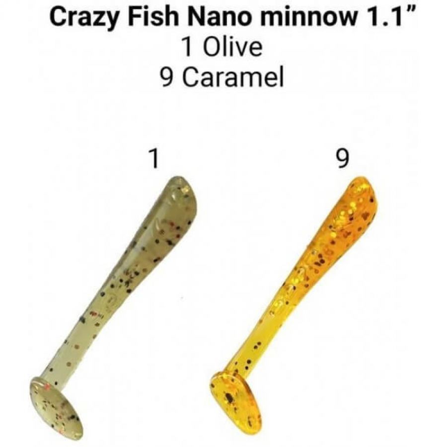 купить Силиконовая приманка Crazy Fish Nano Minnow 1,1-3