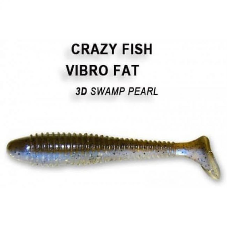Силиконовая приманка Crazy Fish Vibro worm 3,4-7