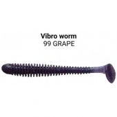 Силиконовая приманка Crazy Fish Vibro worm 3,4