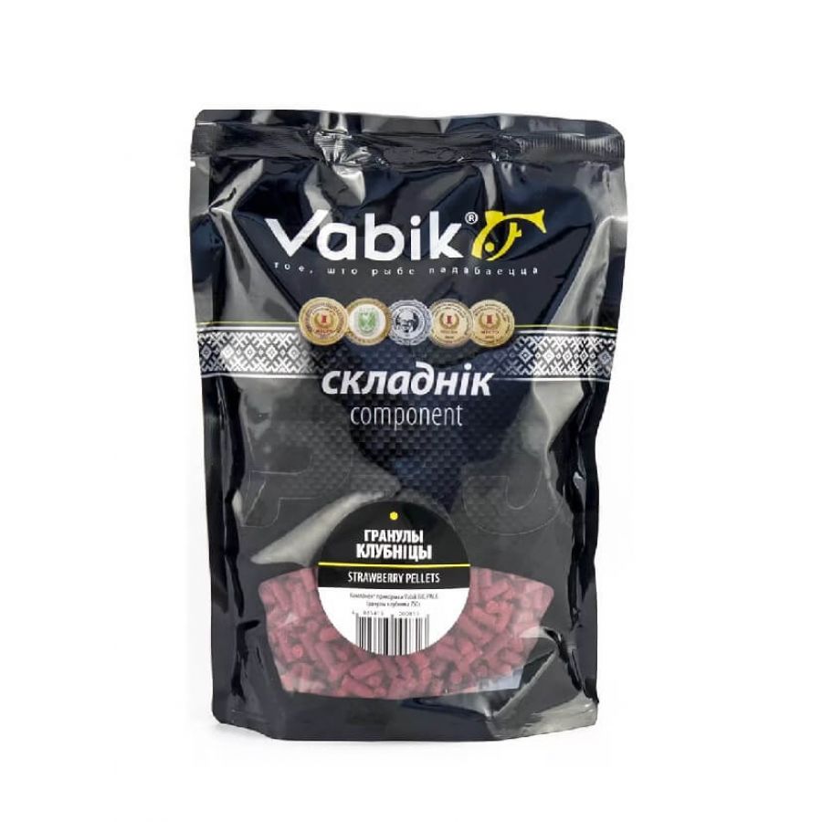 купить Компонент прикормки Vabik Гранулы клубника 750г BIG PACK-0
