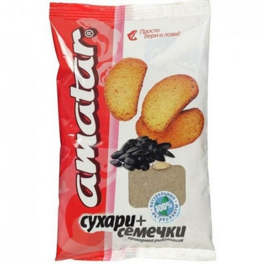 купить Прикормка Amatar Сухари-Семечки 750г-0