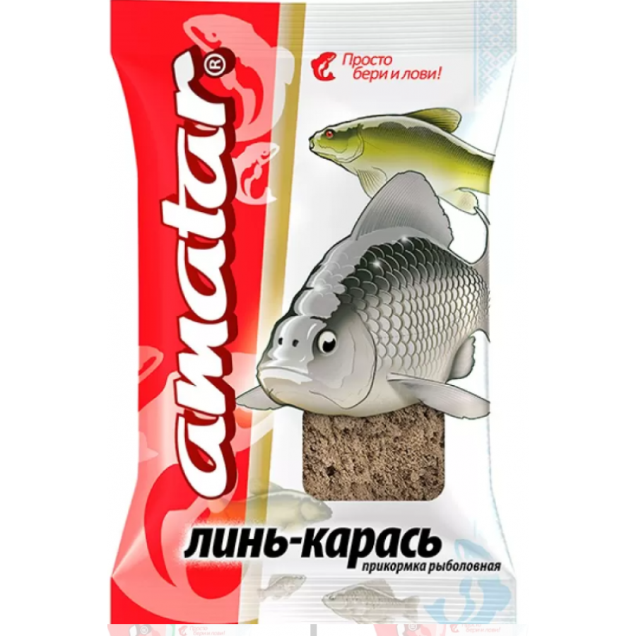 купить Прикормка Amatar Линь-Карась 750г-0