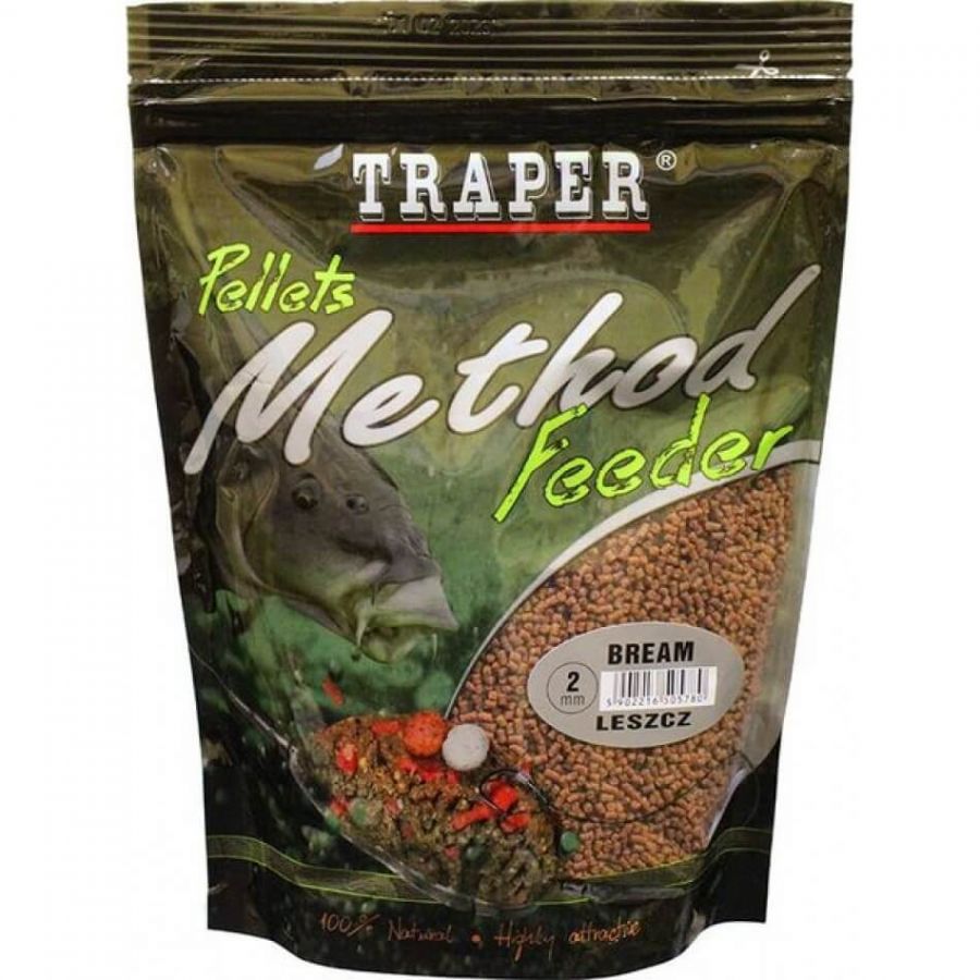 купить Прикормка Traper Method Feeder Pellets 2мм 500гр Лещ-0