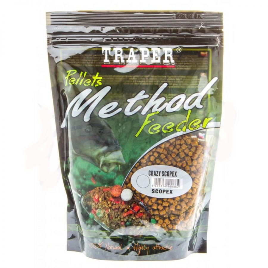 Прикормка Traper Method Feeder Pellets 4мм 500гр скопекс-0