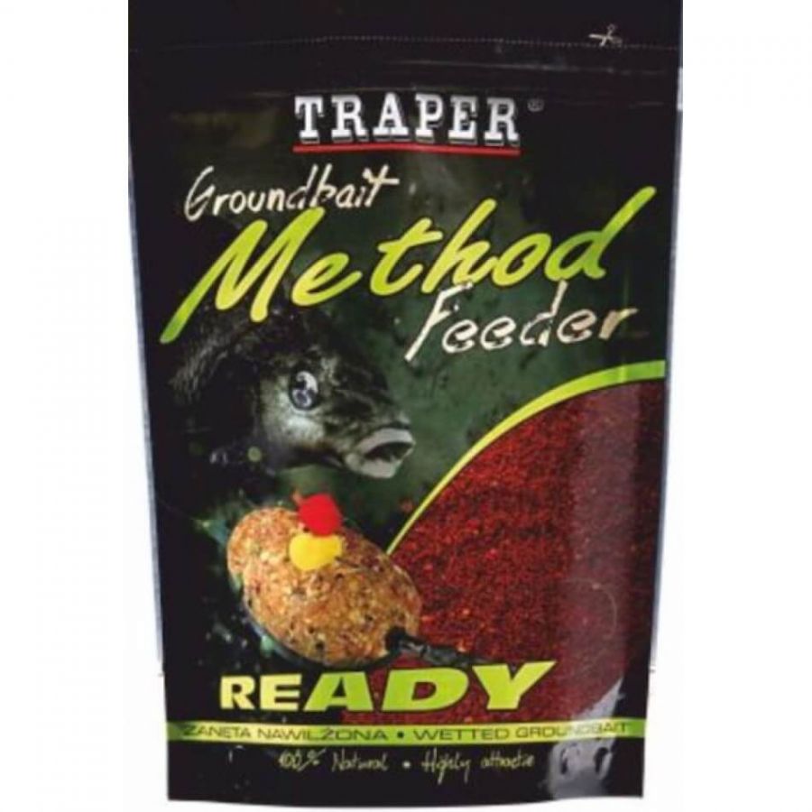 Прикормка Traper Method Feeder READY 750гр криль-0