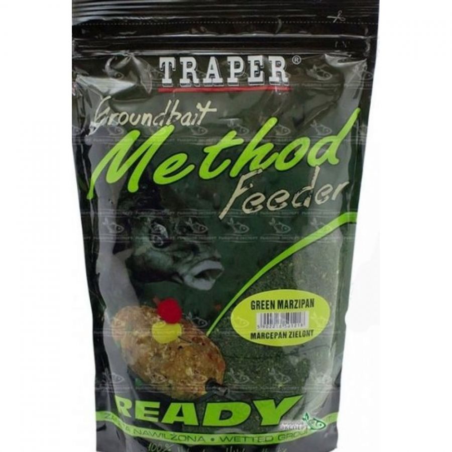 купить Прикормка Traper Method Feeder READY 750гр зелёный марципан-0