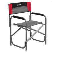 Кресло директорское NISUS складное серый/красный/черный