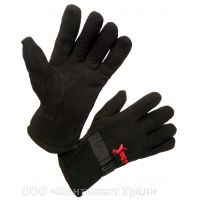 Перчатки ВК Sport черные на флисе