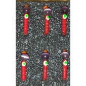 Мормышка DS Столбик рифленый 0,32 гр d-1,5 красная