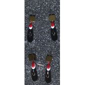 Мормышка DS Уралка 0,39 гр d-2,5 кубик золото, глаз красный