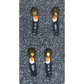 Мормышка DS Опарыш 0,30 гр d-2,5 шарик золотой