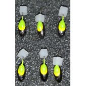 Мормышка DS Овсинка 0,40 гр d-3,0 кубик серый