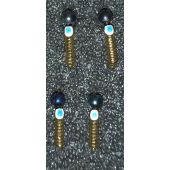 Мормышка DS Столбик 0,32 гр d-1,5 шарик бензин, золото