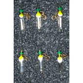 Мормышка DS Столбик 0,33 гр d-2,0 ,серебро, цепочка золото