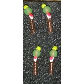 Мормышка DS Столбик 0,32 гр d-1,5 флуоресц. шарик, бронза