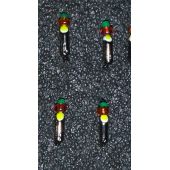 Мормышка DS Столбик 0,20 гр d-1,7 серебро, шарик розовый