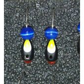 Мормышка DS Капля с отверстием с камнем 0,45гр d-3,0 (и.-м. 1045129)