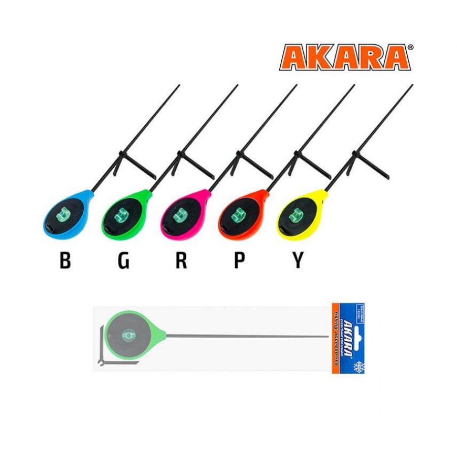 Удочка зимняя Akara Melody RBU Green (1-7гр) #RBU-G-0