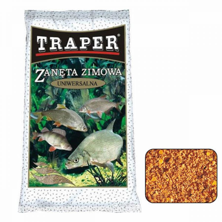купить Прикормка рыболовная Traper Зимняя 750гр Универсальная-0