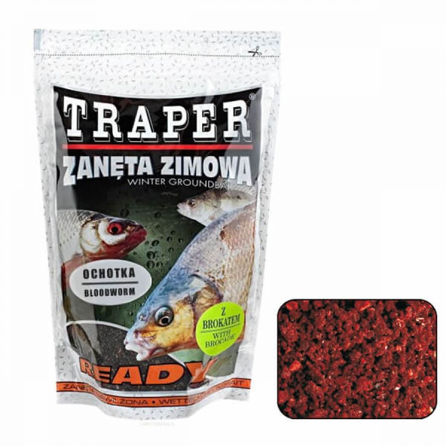 купить Прикормка рыболовная Traper READY Зимняя Ochotka 750гр Мотыль-0