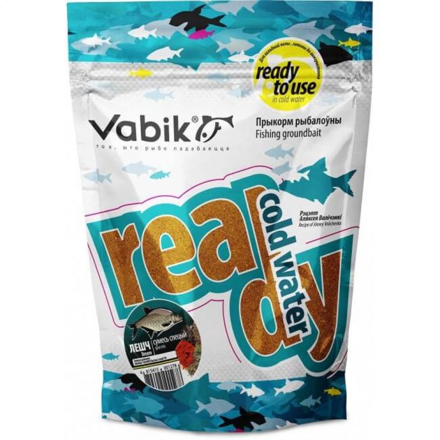 Прикормка рыболовная Vabik ready cold water Лещ смесь специй 750гр-0