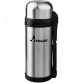 Термос TONAR 1500ML (дополн.пласт.чашка, скл.ручка, ремень)